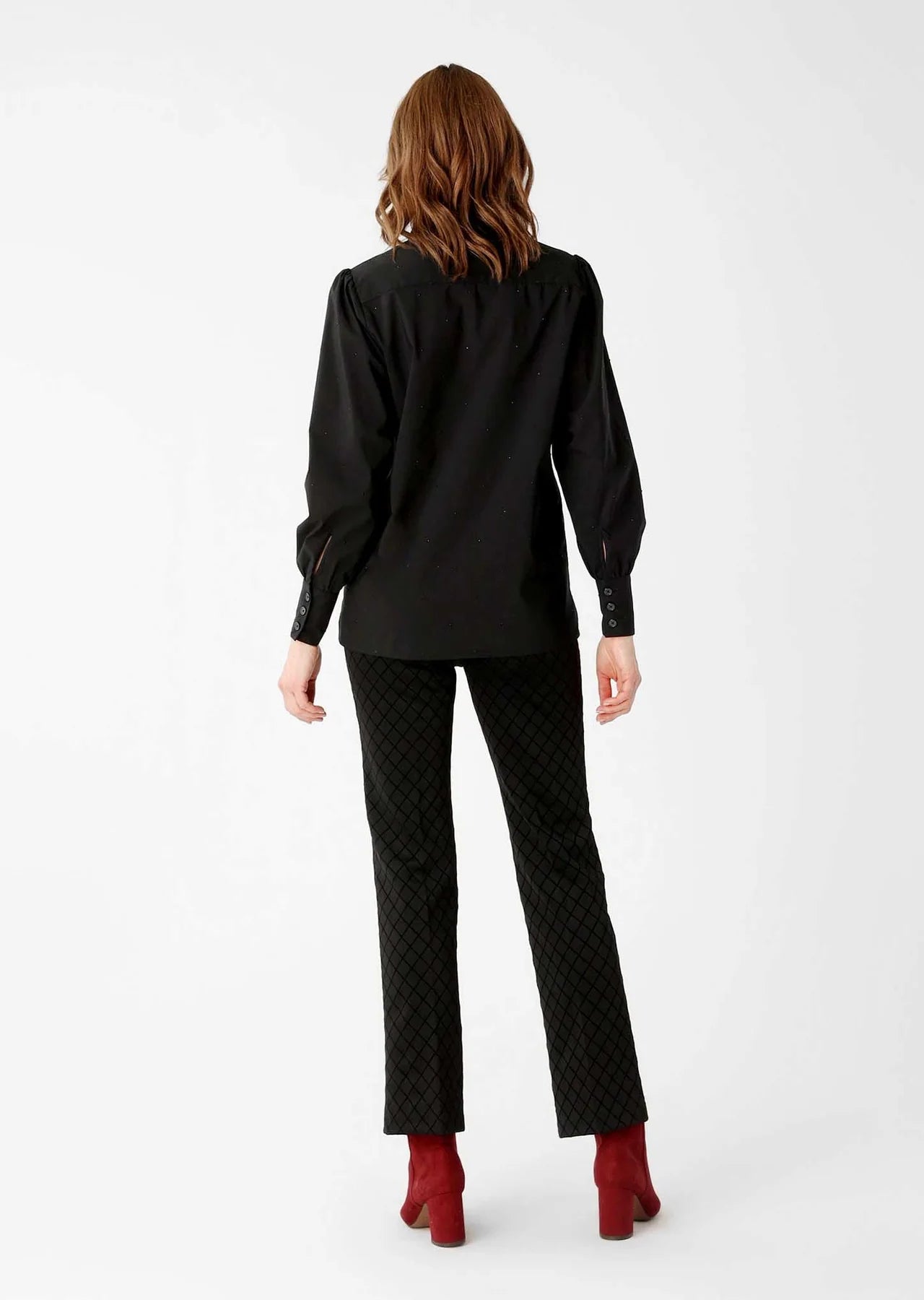 Witham Velvet Straight Leg Trousers Lisette L