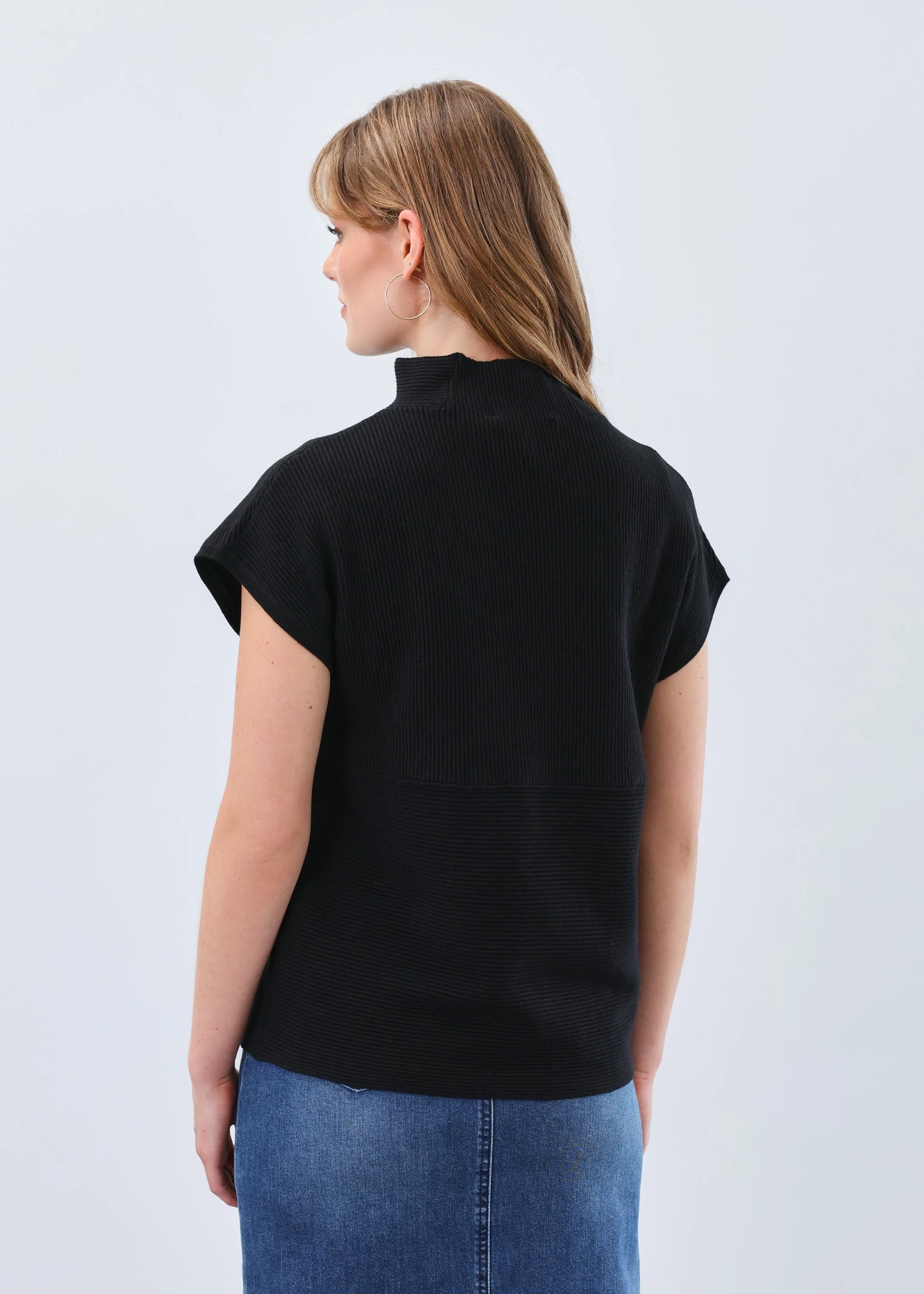 Ottoman Cap Sleeve Sweater French Dressing Jeans