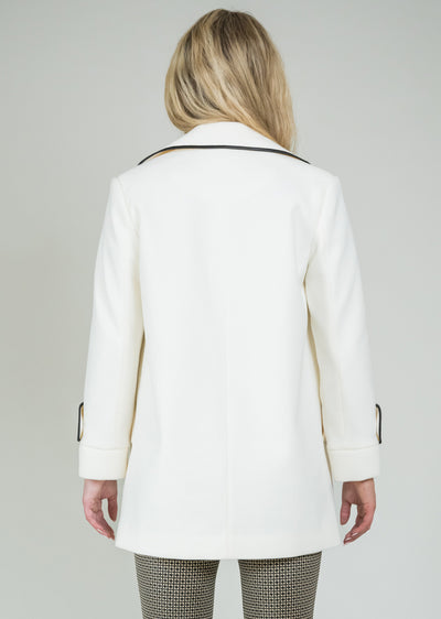 Monica Fabric Jacket With Black Binding Lisette L