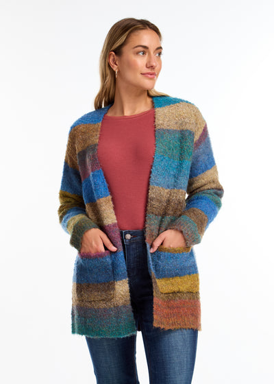 Striped Spacedye Cardigan French Dressing Jeans