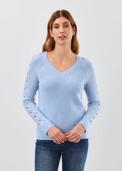 Long Sleeve V-Neck Sweater - Dream Pants