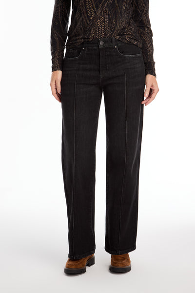 Olivia Pintuck Wide Leg French Dressing Jeans