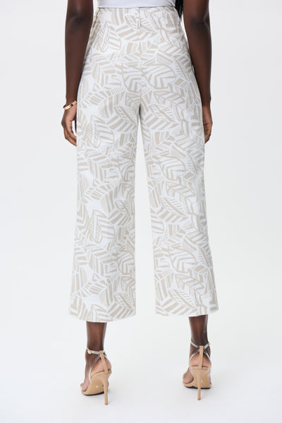 Joseph Ribkoff Tropical Print Wide-Leg Pants Style 232256 