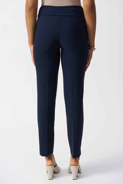 Lux Twill Slim-Fit Pull-On Pants Joseph Ribkoff