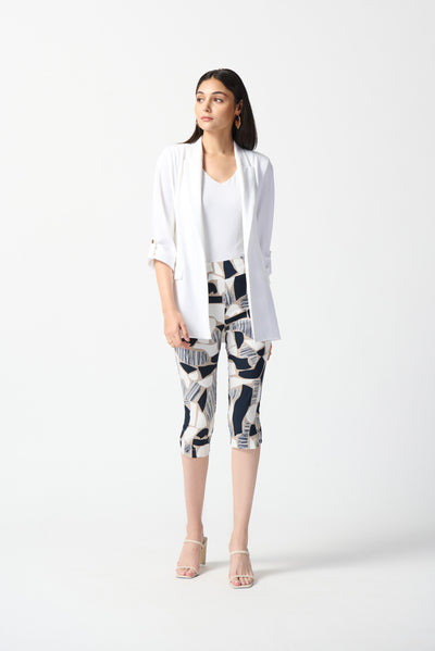 Millennium Abstract Print Capri Pants Joseph Ribkoff