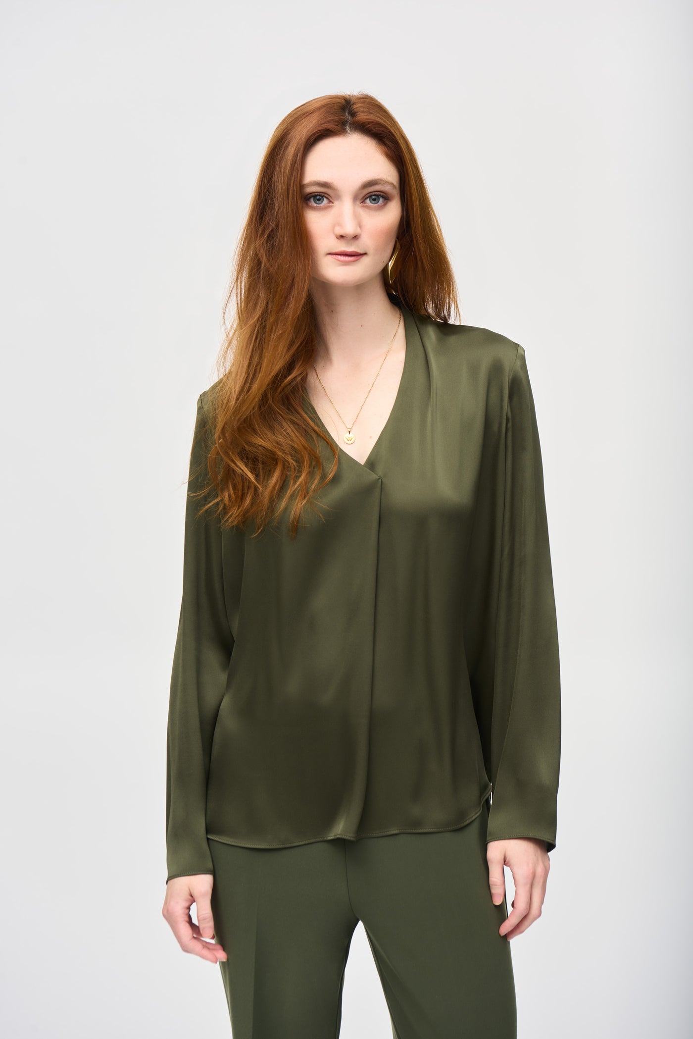 Satin Straight Top Joseph Ribkoff