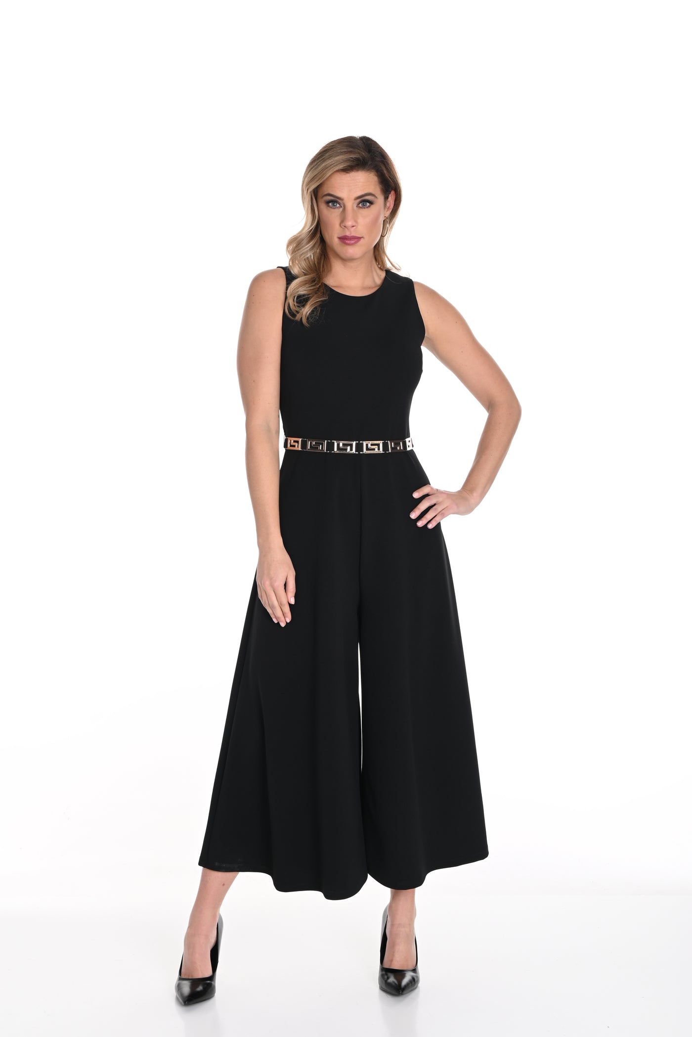 Belted Jumpsuit Frank Lyman