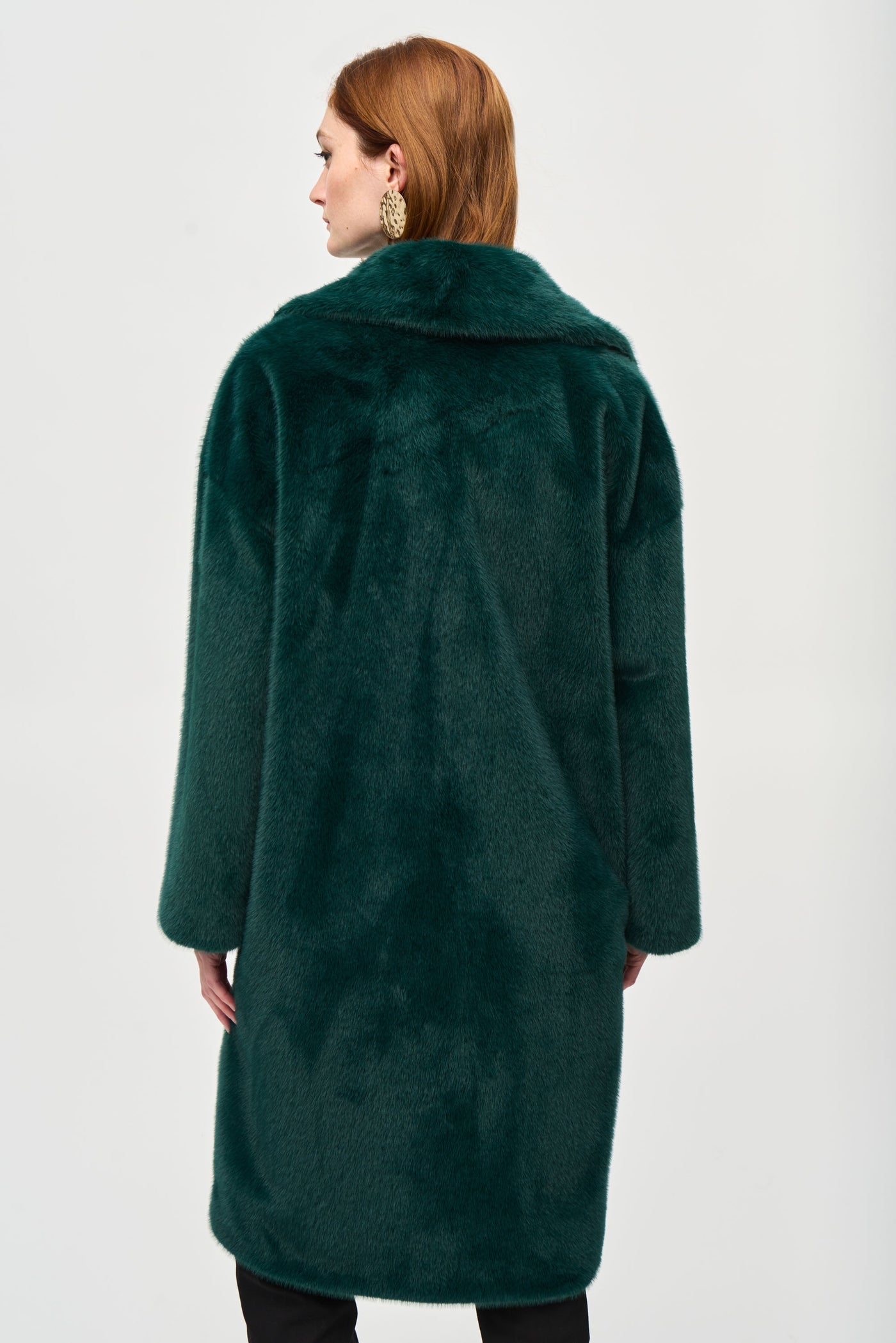 Faux Fur Straight Coat Joseph Ribkoff