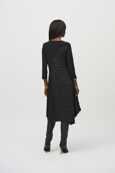 Silky Knit And Jacquard Handkerchief Dress Joseph Ribkoff