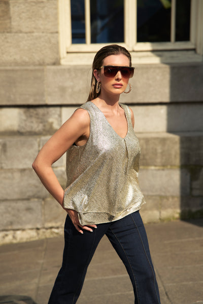 Sleveless Sparkle Top Frank Lyman