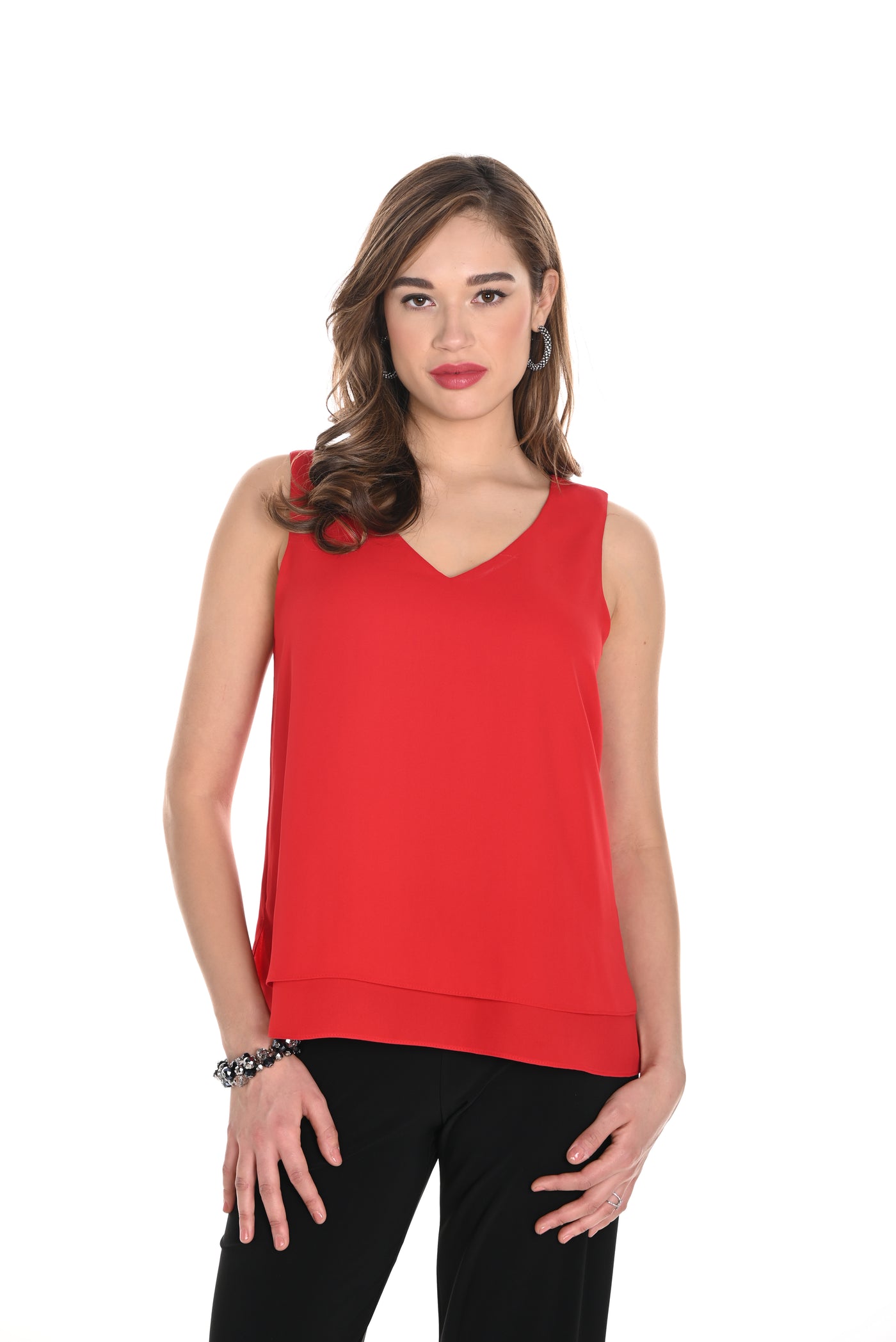 Sleveless Woven Top Frank Lyman