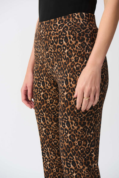 Silky Knit Animal Print Pull-On Pants Joseph Ribkoff