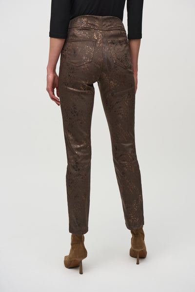 Foiled Animal Classic Slim Denim Pants Joseph Ribkoff