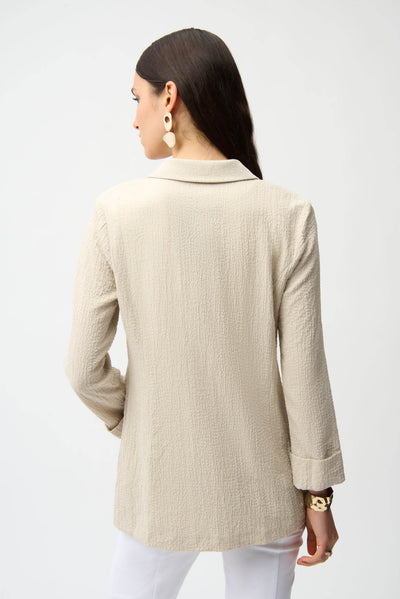 Seersucker Straight Blazer - Dream Pants