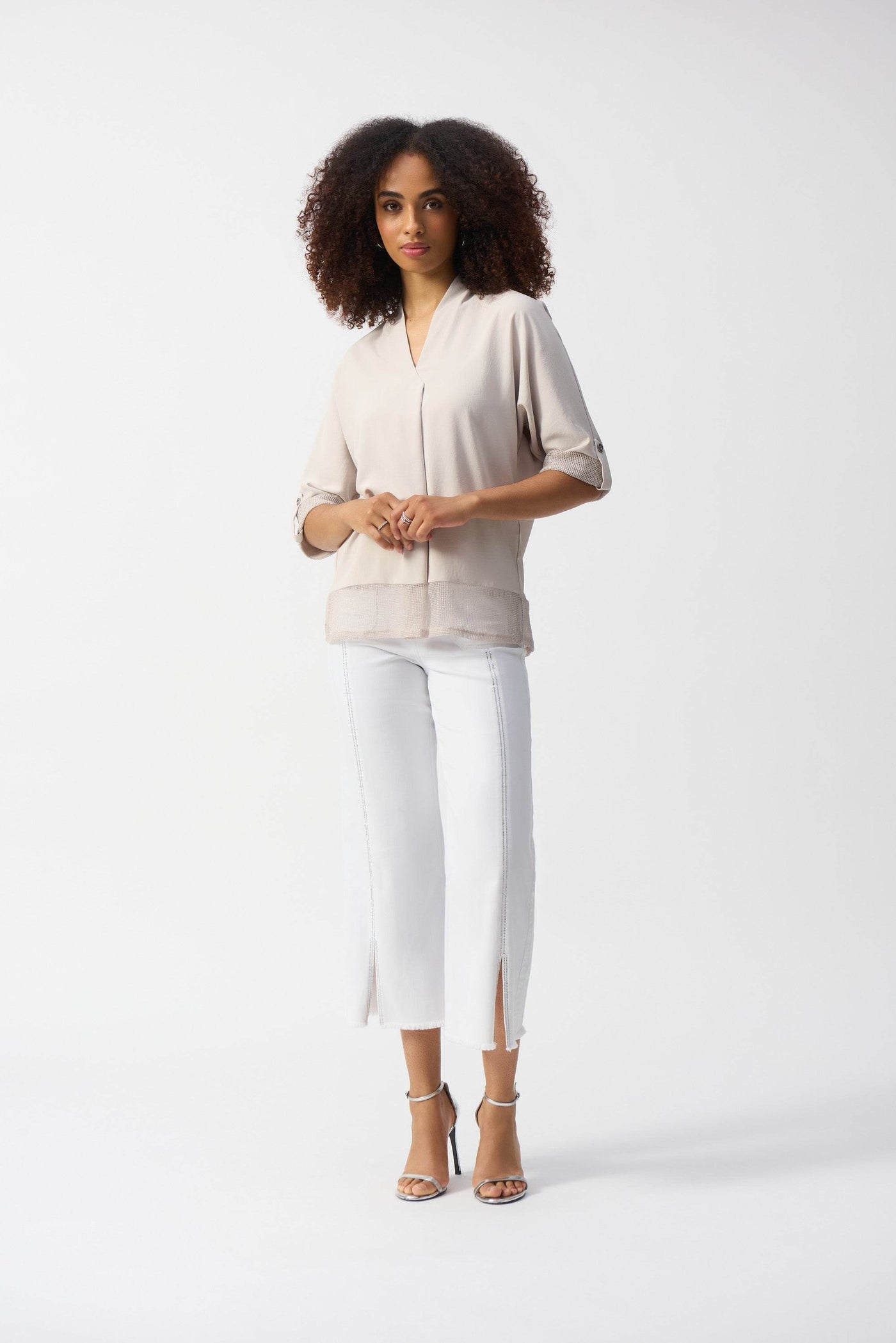 Woven and Mesh Boxy Top - Dream Pants