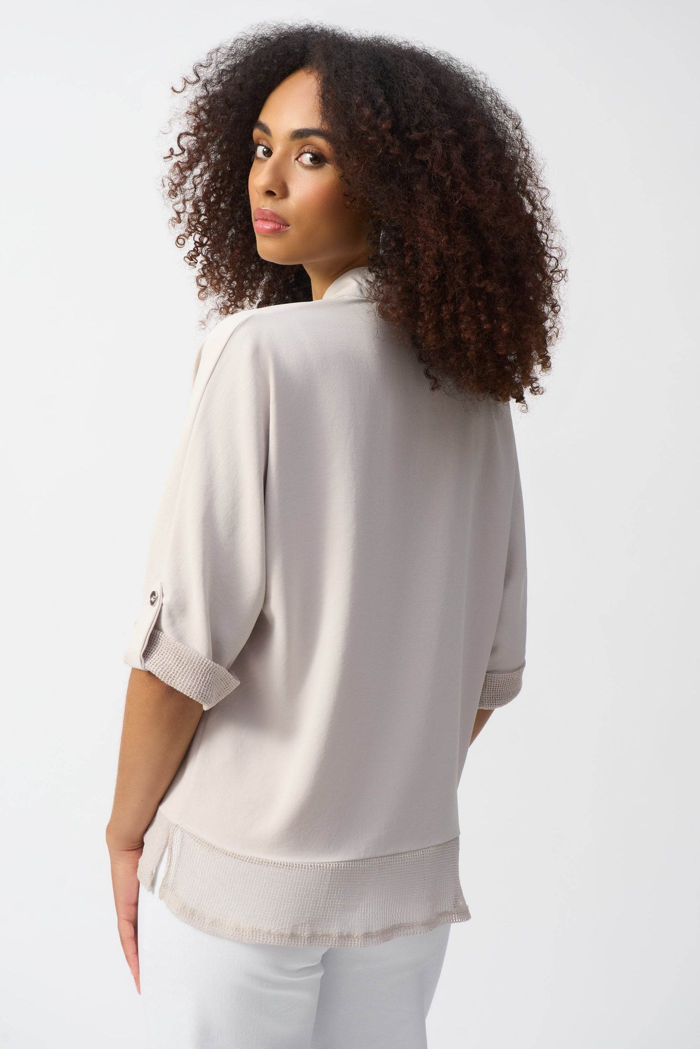 Woven and Mesh Boxy Top - Dream Pants