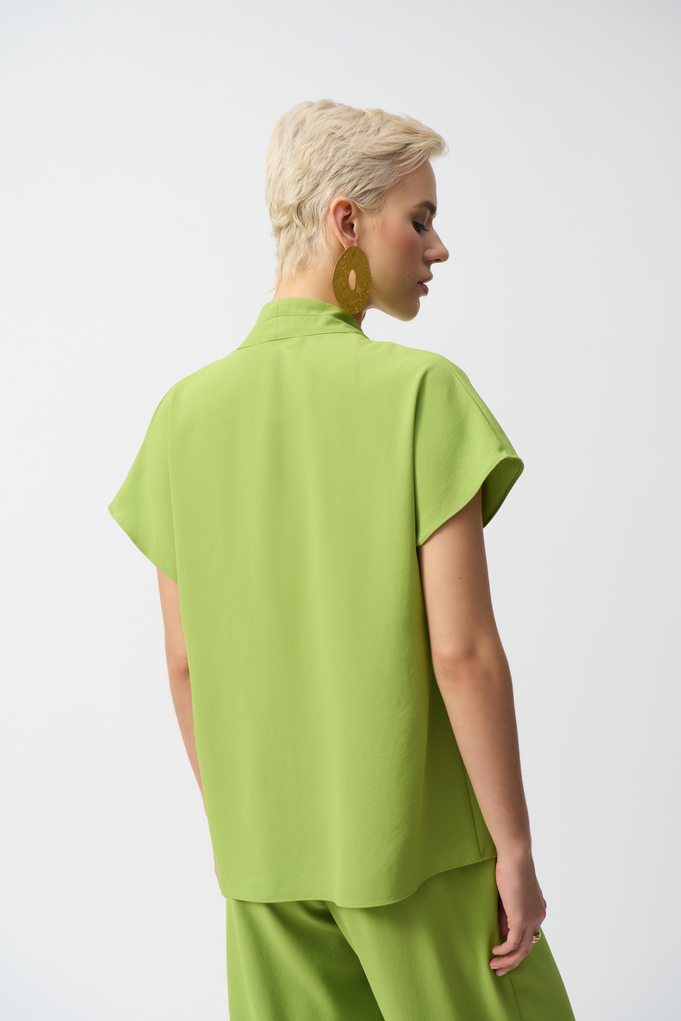 Textured Woven Straight Top Joseph Ribkoff