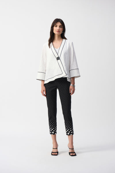 Jacquard Woven Swing Jacket Joseph Ribkoff