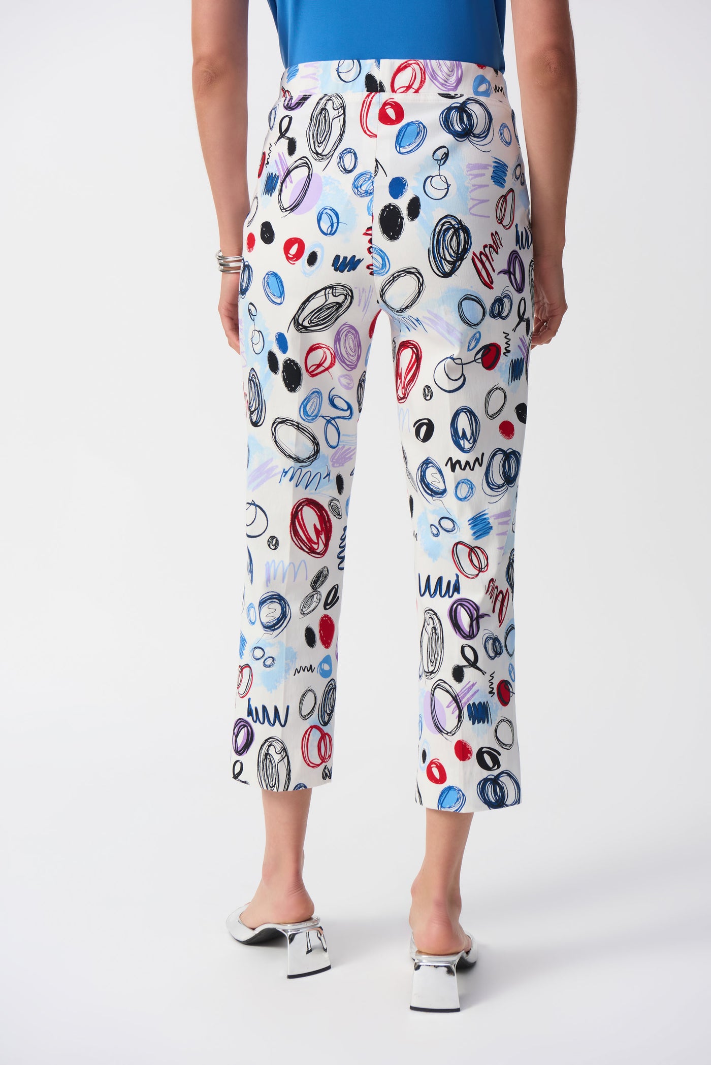 Millennium Abstract Print Crop Pants Joseph Ribkoff