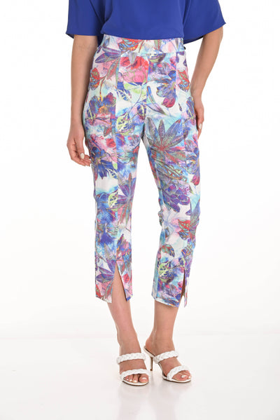 Tropical Bloom Cropped Pants - Dream Pants