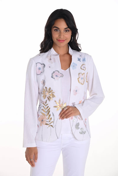 Floral Embroidered Collared Shirt - Dream Pants