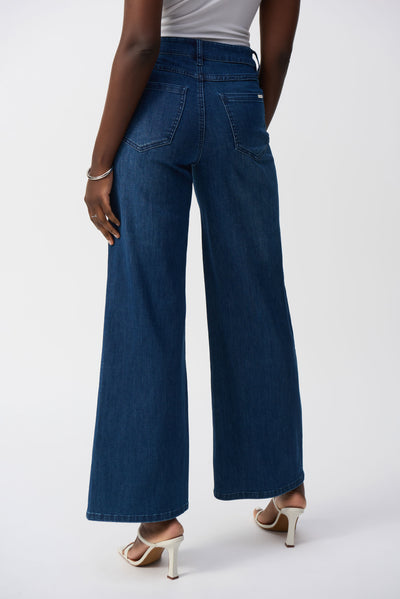 Classic Wide-Leg Stretch Jeans Joseph Ribkoff