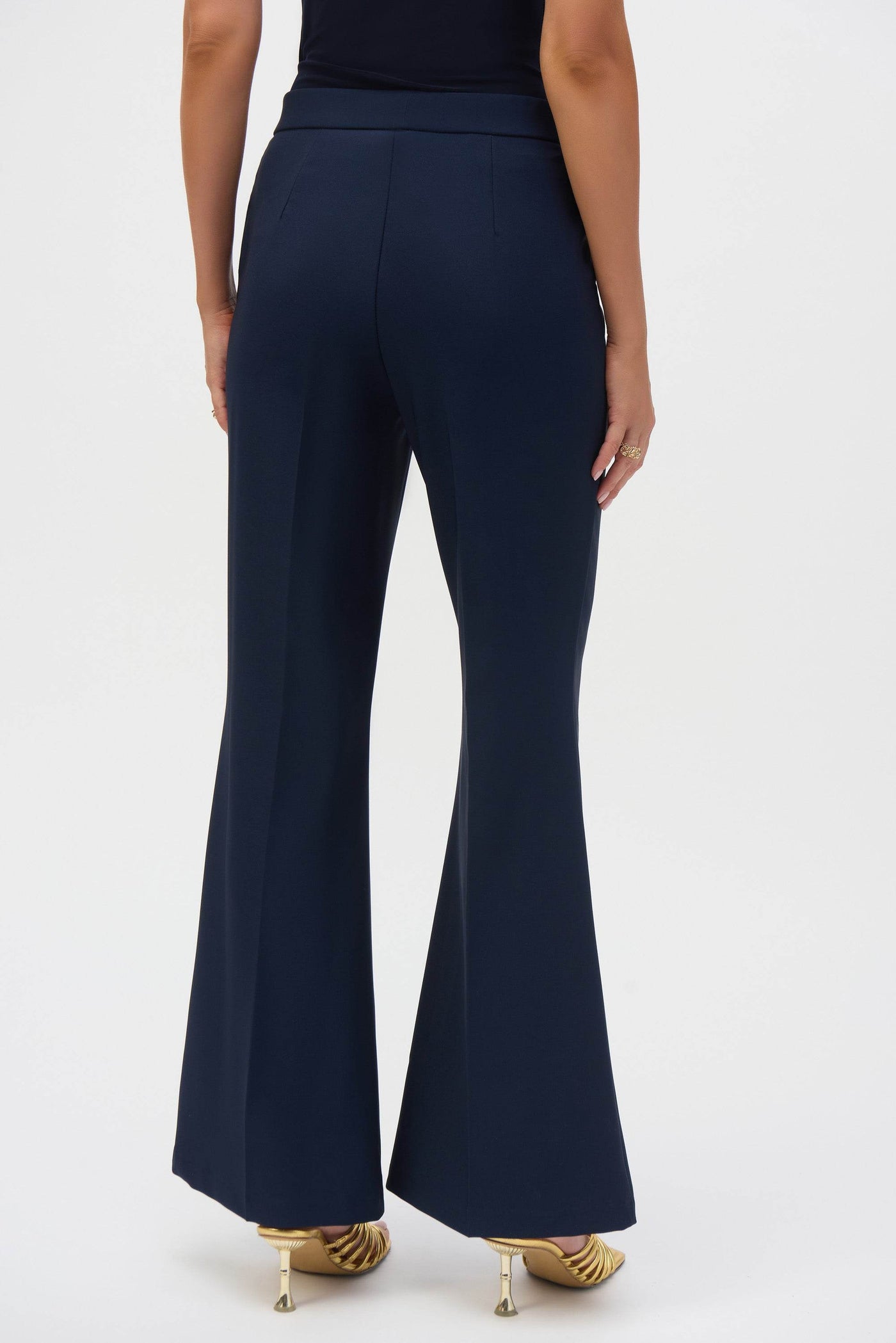 Lux Twill Flared Pull-On Pants - Dream Pants