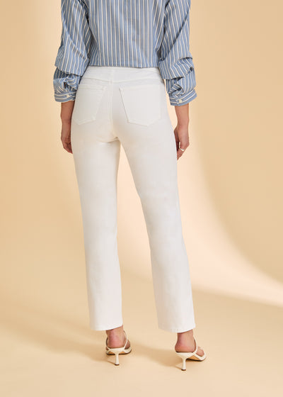 Pull-On Straight Ankle Pant French Dressing Jeans
