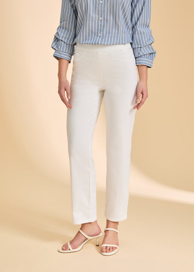 Pull-On Straight Ankle Pant French Dressing Jeans