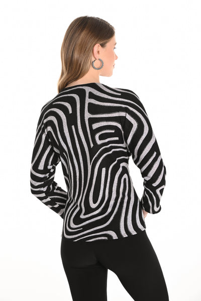 Zipper Zebra Top - Dream Pants