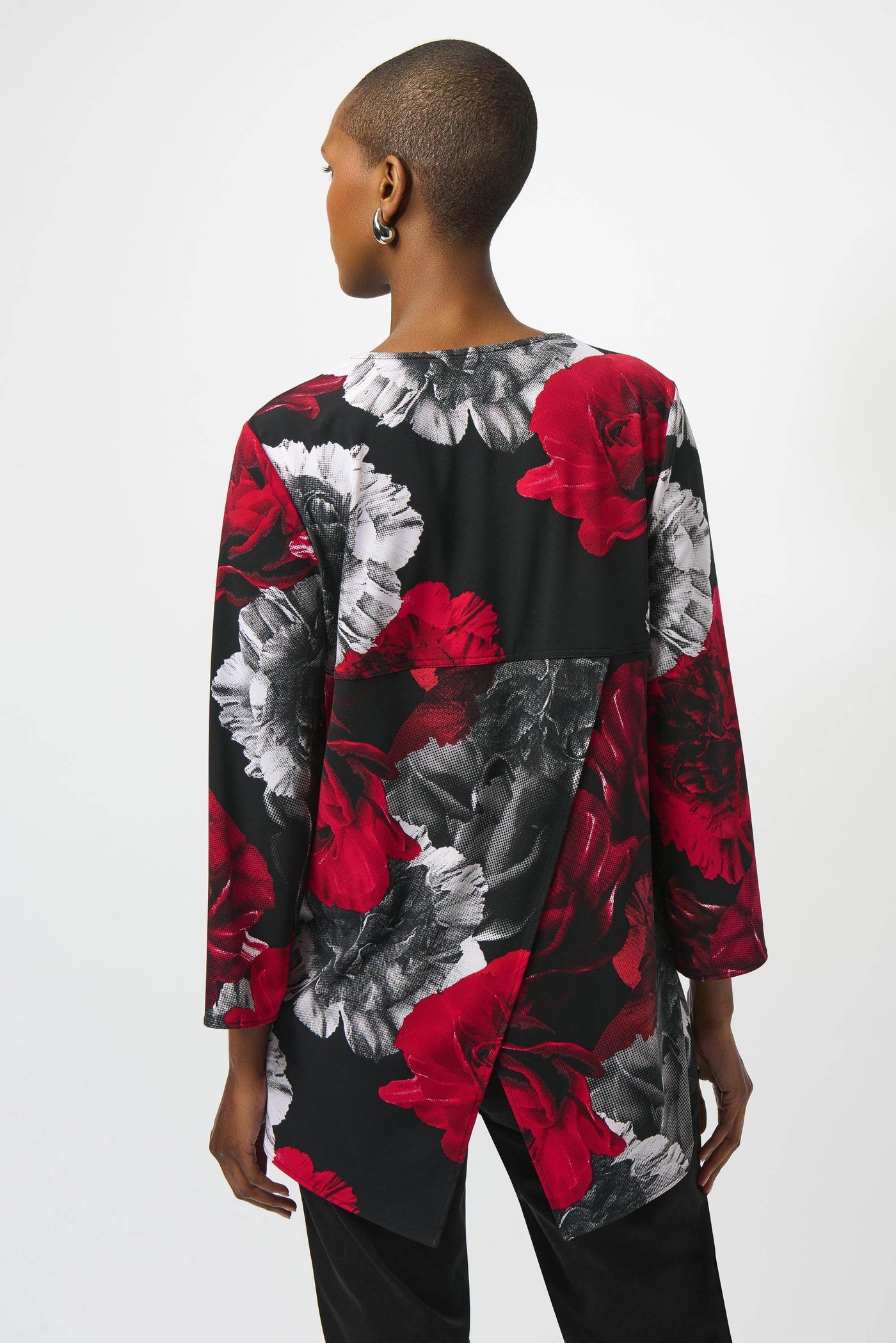 Silky Knit Printed Fit And Flare Tunic - Dream Pants