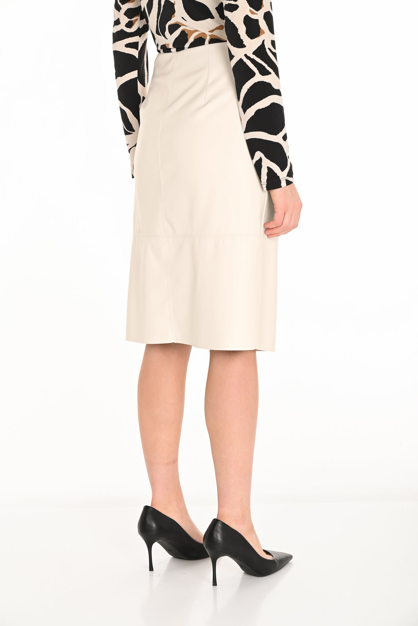 Faux Leather Pencil Skirt Frank Lyman