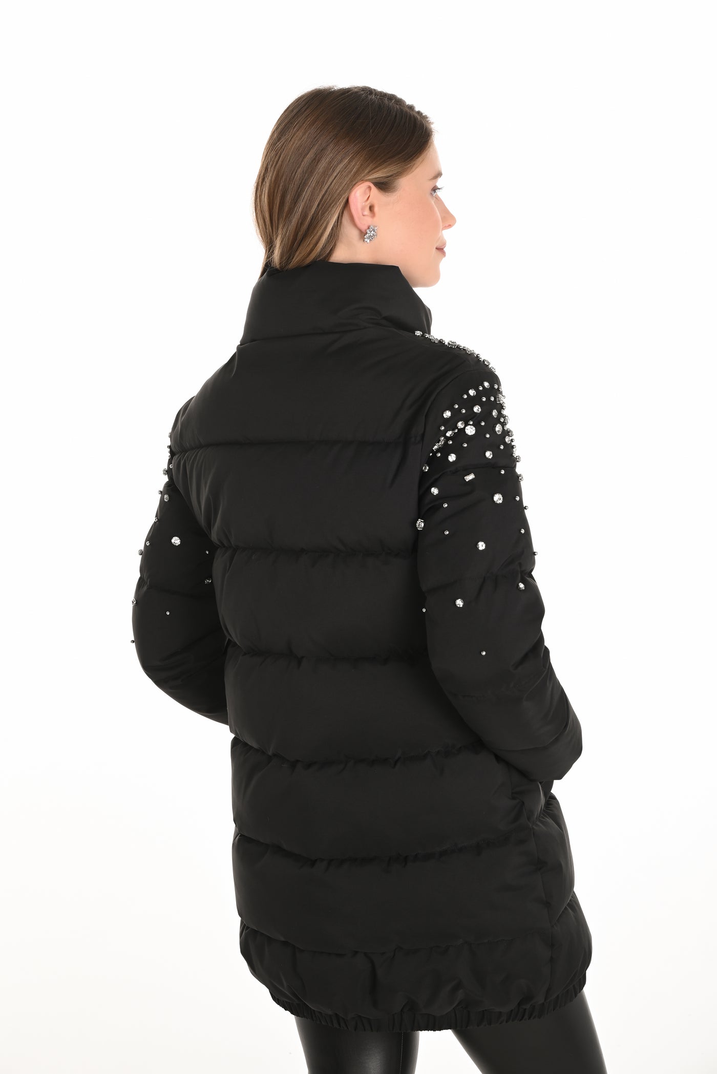 Embellished Puffer Jacket Frank Lyman