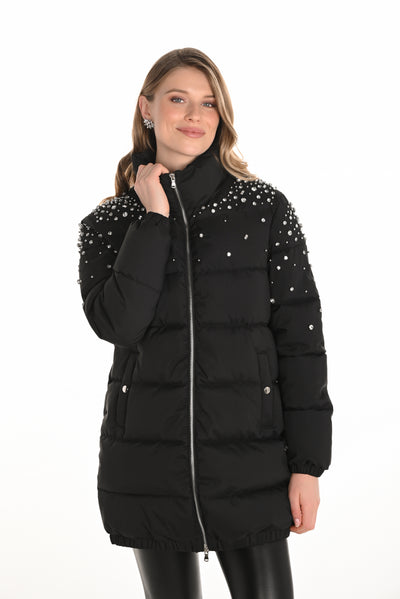 Embellished Puffer Jacket Frank Lyman