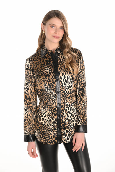 Animal Print Blouse Frank Lyman