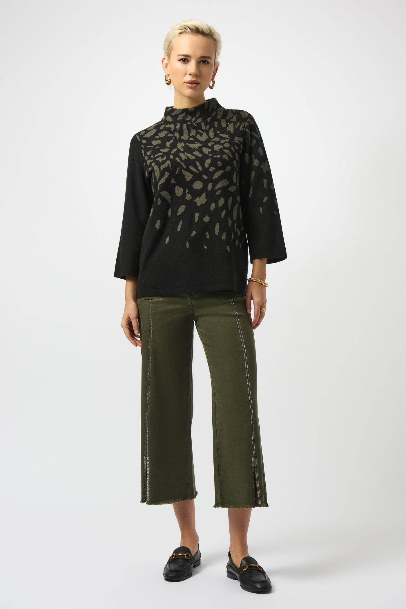 Jacquard Animal Print Sweater - Dream Pants