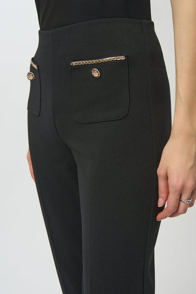 Scuba Crepe Straight Pull-On Pants Joseph Ribkoff