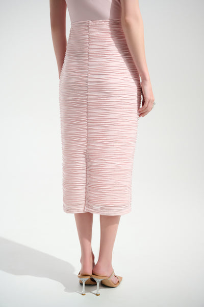 Lurex Cascade Knit Pull-On Pencil Skirt Joseph Ribkoff