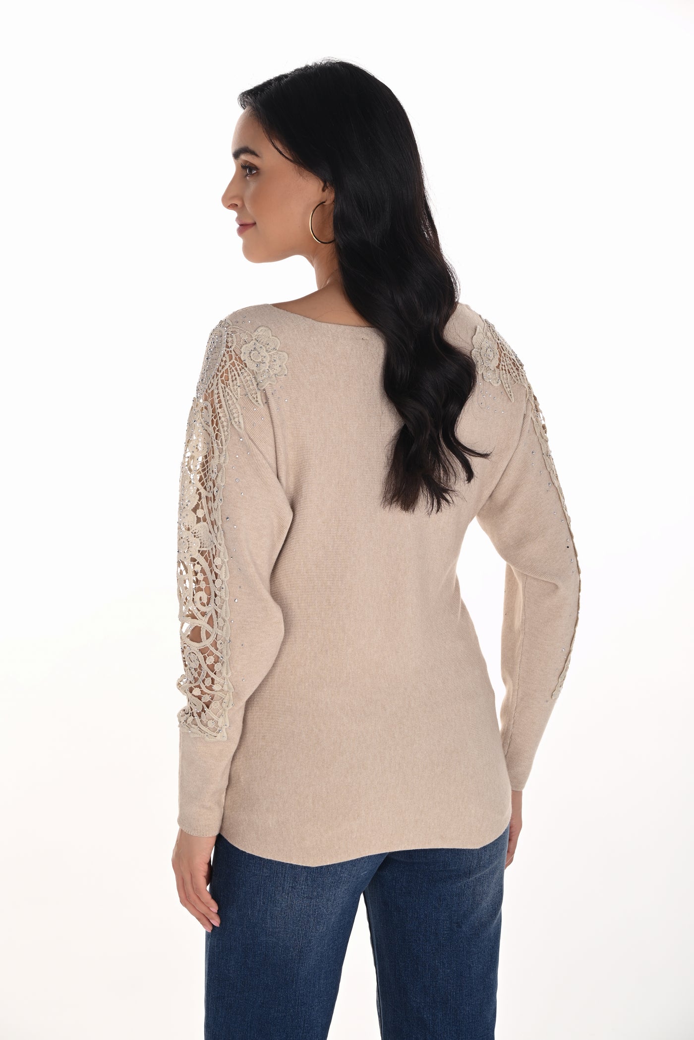 Lace Knit Sweater Frank Lyman