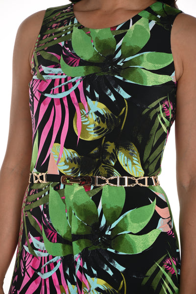 Floral Sleeveless Jumpsuit Frank Lyman