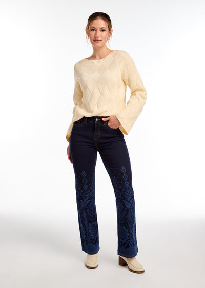 Olivia Flare Leg French Dressing Jeans