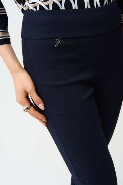 Jacquard Straight Pull-On Pants Joseph Ribkoff