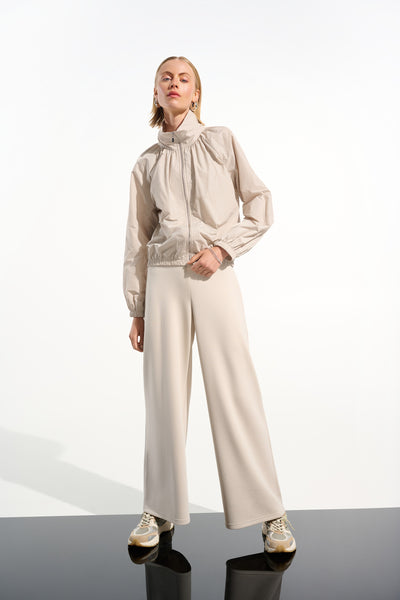 Memory Cocoon Outdoor Jacket With Funnel Collar Joseph Ribkoff