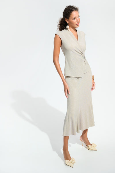 Sparkle Knit Trumpet Skirt Joseph Ribkoff