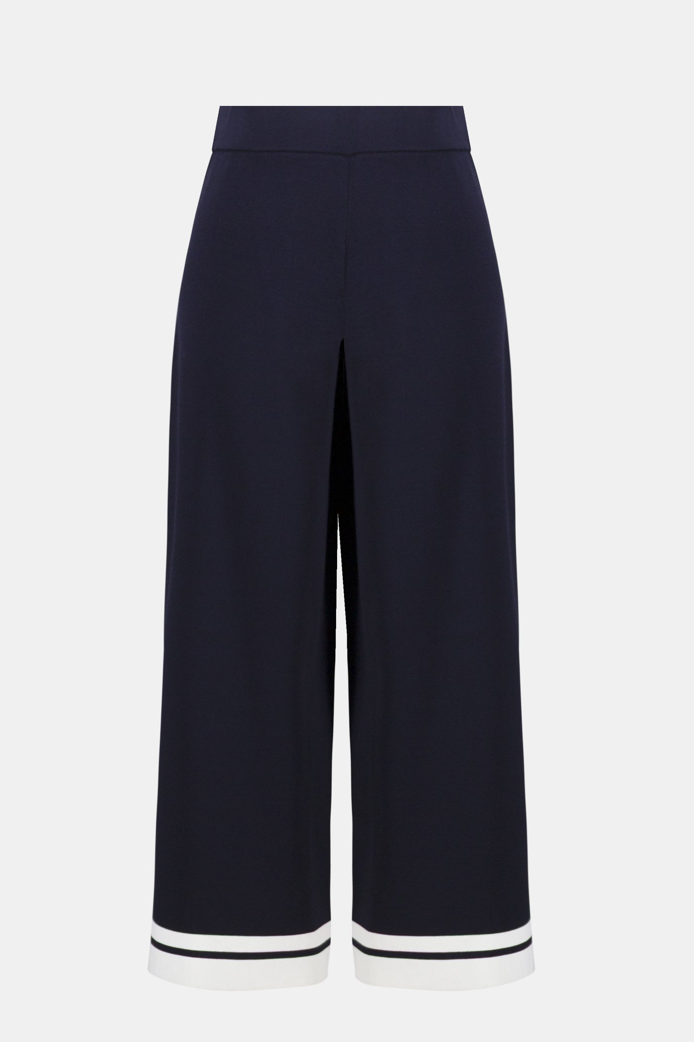 Viscose Blend Culotte pants With Stripe Detail Joseph Ribkoff