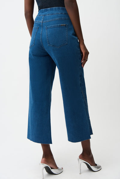 Culotte Jeans With Rhinestones Joseph Ribkoff