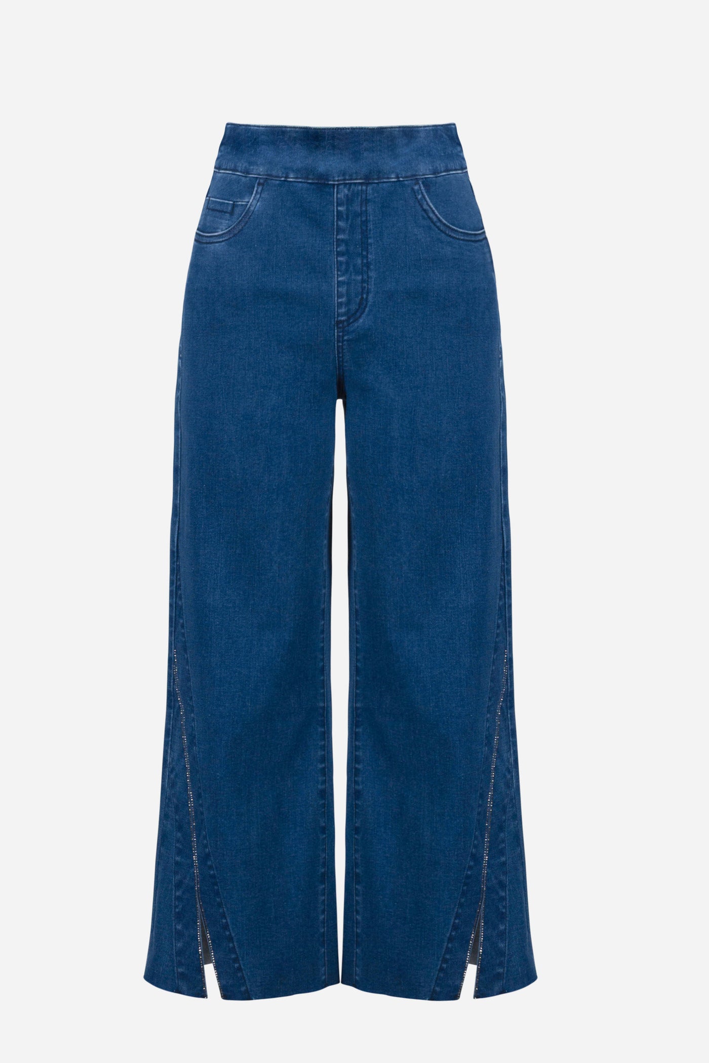 Culotte Jeans With Rhinestones Joseph Ribkoff