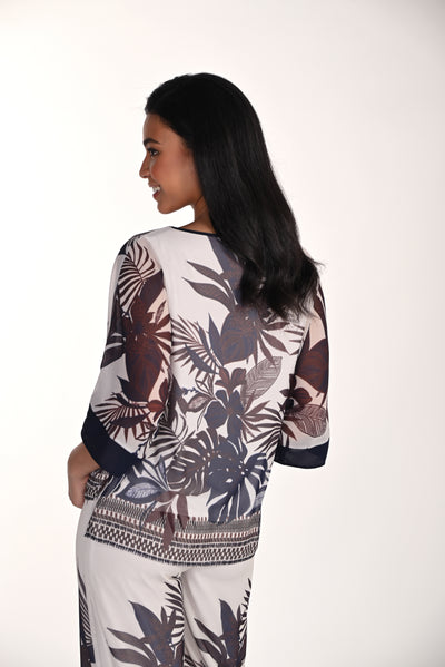 Tropical Breeze Chiffon Top Frank Lyman