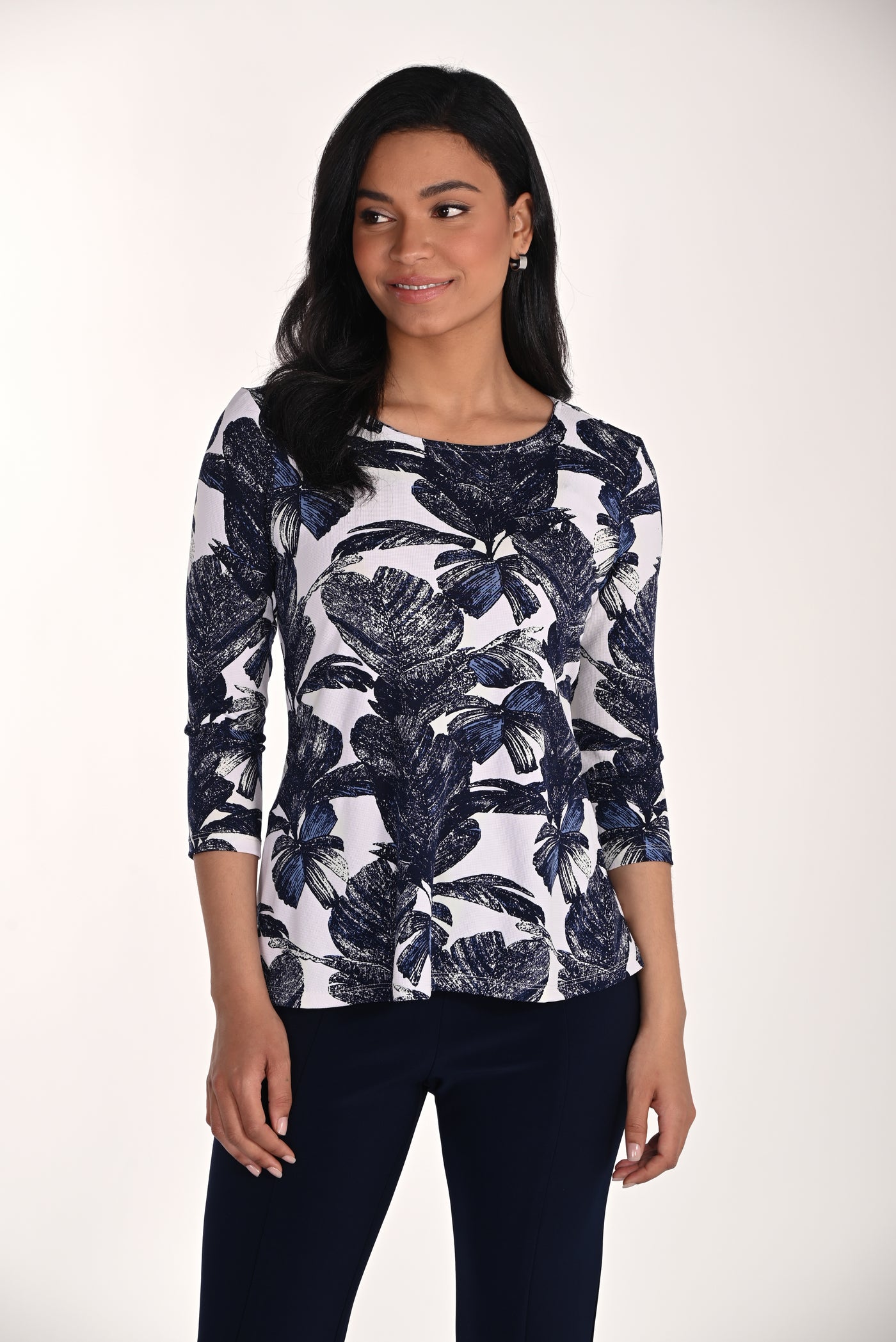 Midnight Bloom Knit Top Frank Lyman