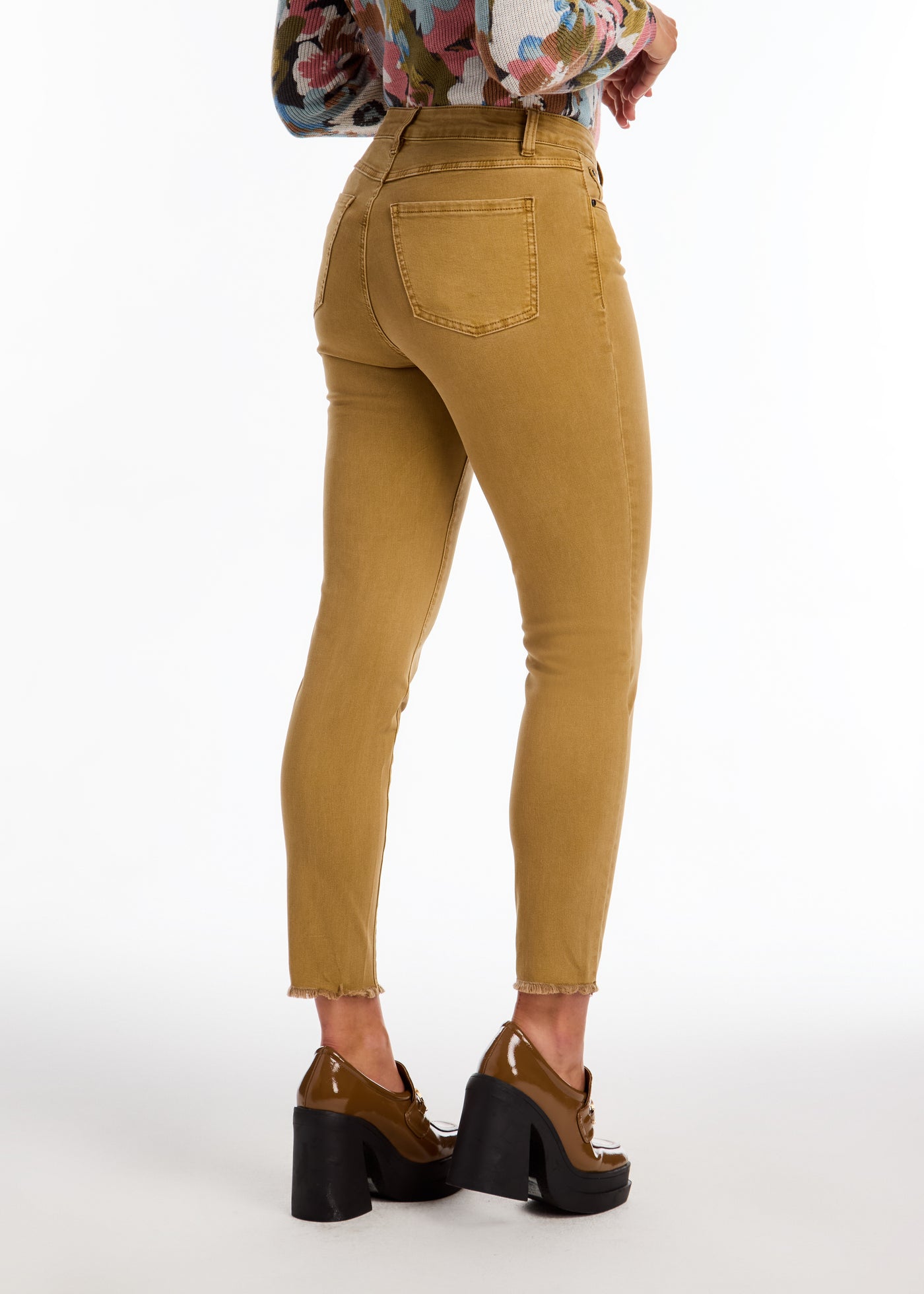 Olivia Slim Ankle Euro Twill French Dressing Jeans